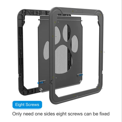 🐾 Small Pet Screen Door with Paw Design ✨ Easy Install & Bite-Resistant