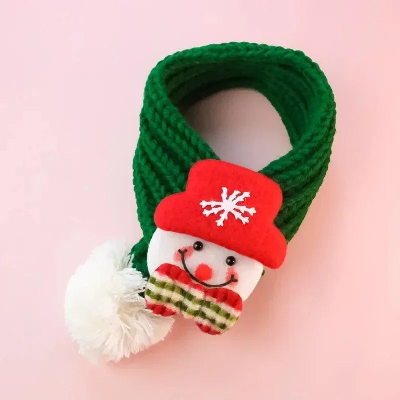 Christmas Pet Scarf 🎅 Holiday Neck Wrap for Cats & Dogs ❄️🎁