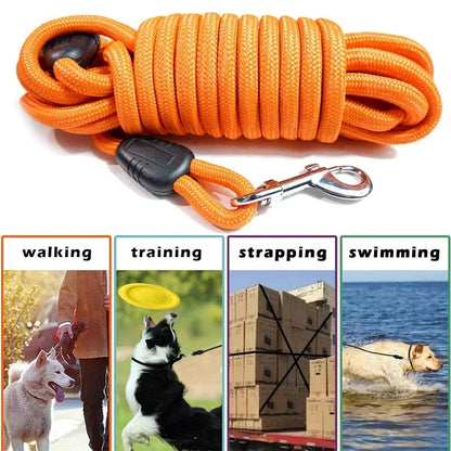 Heavy Duty Dog Training Leash – 5/10/15M Reflective Rope