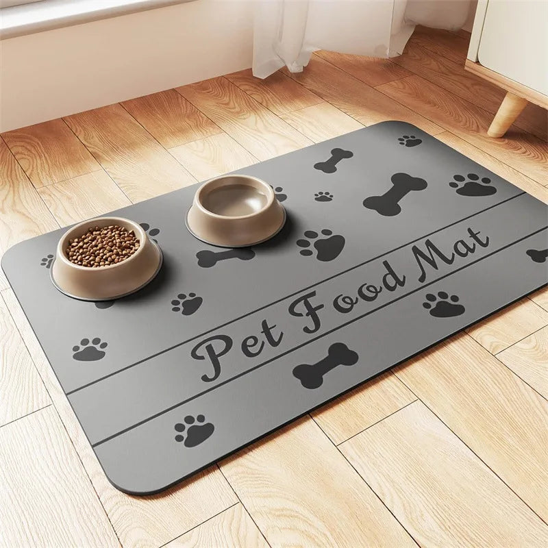 🍽️ Waterproof Pet Food Mat ✨ Non-Slip Placemat for Dogs & Cats