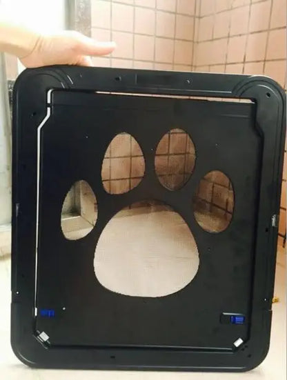 🐾 Small Pet Screen Door with Paw Design ✨ Easy Install & Bite-Resistant