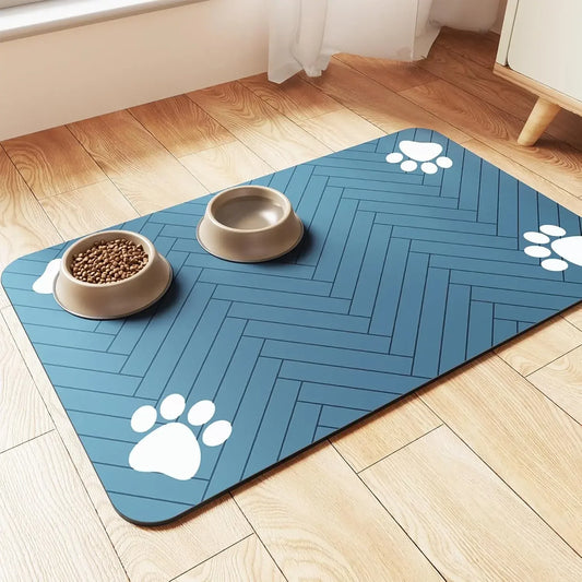 🍽️ Waterproof Pet Food Mat ✨ Non-Slip Placemat for Dogs & Cats
