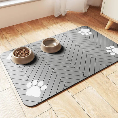 🍽️ Waterproof Pet Food Mat ✨ Non-Slip Placemat for Dogs & Cats