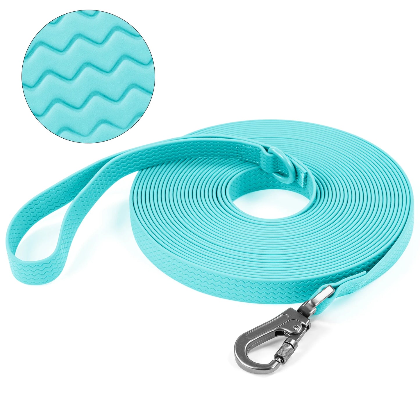Waterproof PVC Dog Leash – Strong, Non-Slip & Easy Clean