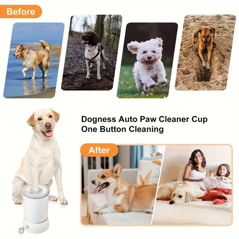 🧼 Electric Pet Paw Cleaner – Portable & Gentle Wash Cup 🐾