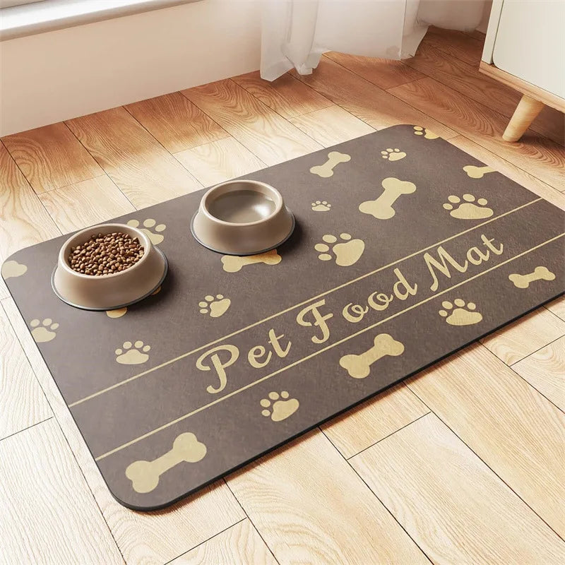 🍽️ Waterproof Pet Food Mat ✨ Non-Slip Placemat for Dogs & Cats