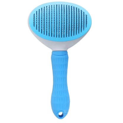 Pet Grooming Brush ✨ Self-Cleaning Comb for Dogs & Cats