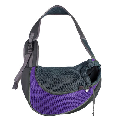 Pet Carrier Sling Bag Crossbody Mesh Travel Backpack