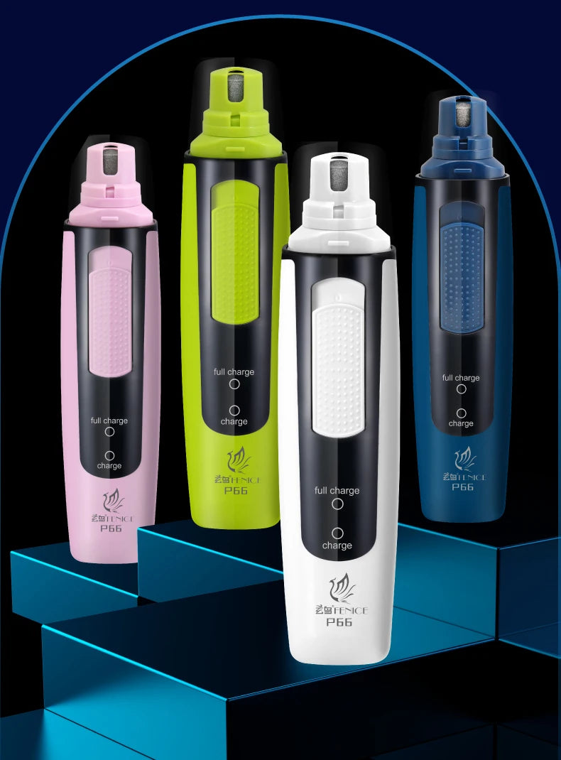 🔇 Electric Pet Nail Grinder 🐾 Rechargeable & Quiet with Diamond Head (P66)