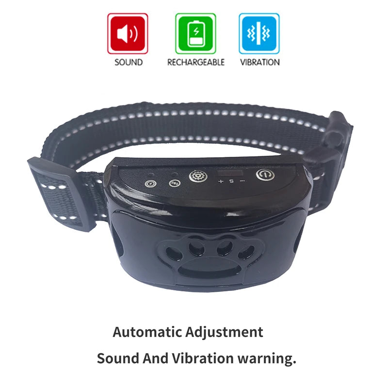Smart Dog Collar – Adjustable Sound & Vibration Feedback