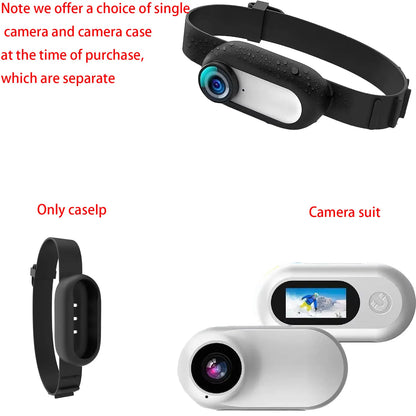 📸 Pet Collar Camera 🎽 Mini Action Cam for Dogs & Cats on the Go