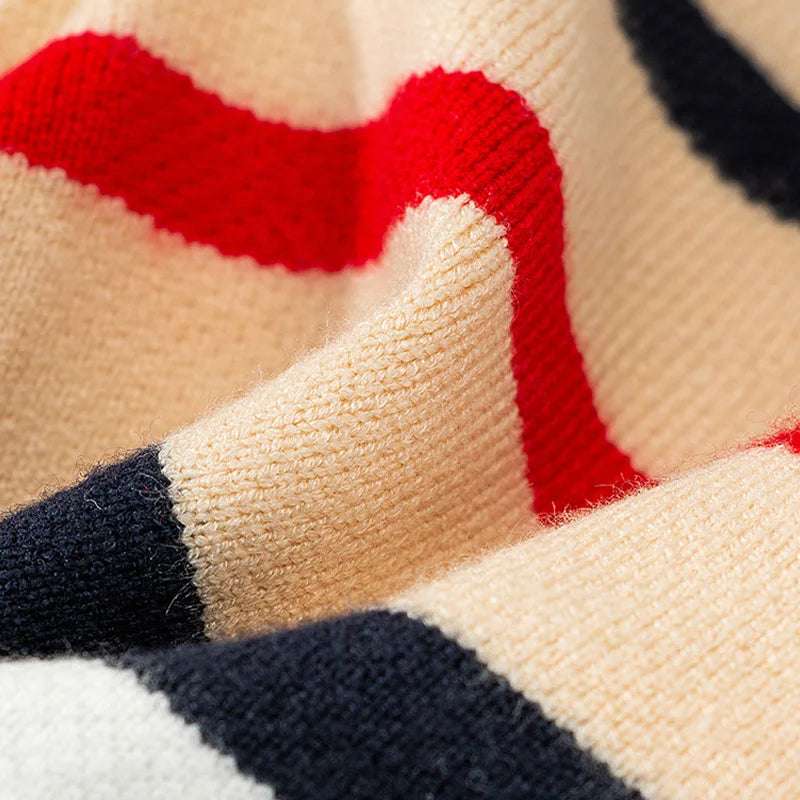 🧶 Striped Pet Sweater – Soft & Stylish Comfort for Small Pets