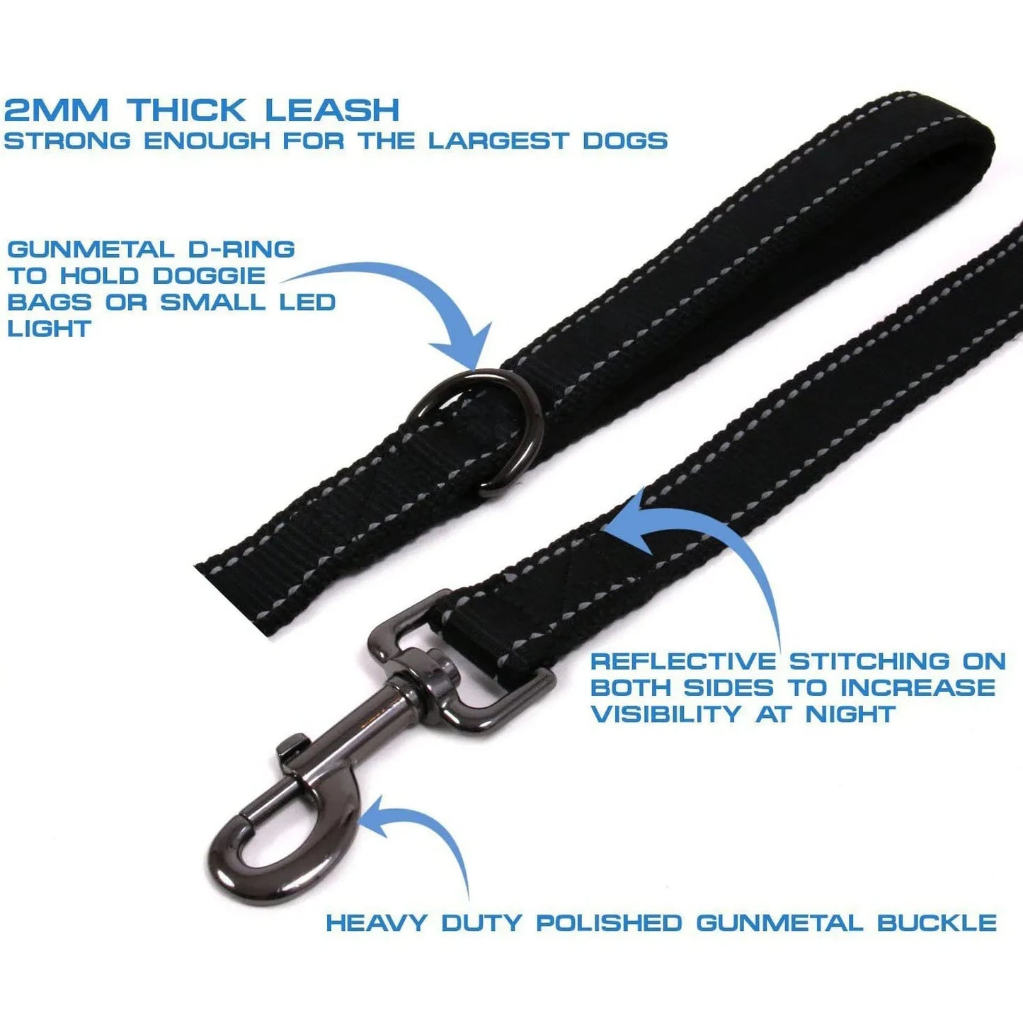 🐶 Strong & Tangle-Free Dog Leash | Soft Grip & Durable for Daily Walks 🐶