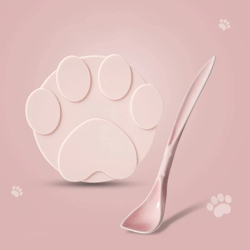 🐾 Silicone Pet Can Lids & Spoon – 2-in-1 Food Sealer Cover for Dogs & Cats 🥣