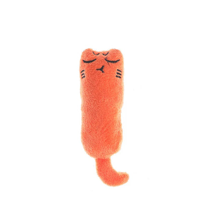 🐱 Interactive Plush Cat Toy – Catnip Chewing & Squeaky Play Toy for Kittens 🧸
