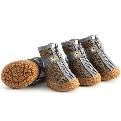 🐕 Warm Non-Slip Dog Boots for Winter & Outdoor Climbing ❄️