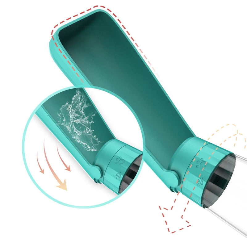 🐾 Portable Pet Water Bottle – Foldable Travel Cup for Dogs & Cats 🚰