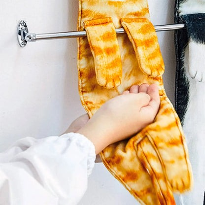 Cute Cat Hand Towel 🐾 Soft & Absorbent for Kitchen or Bath 🛁