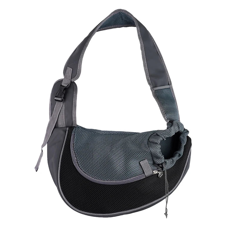 Pet Carrier Sling Bag Crossbody Mesh Travel Backpack