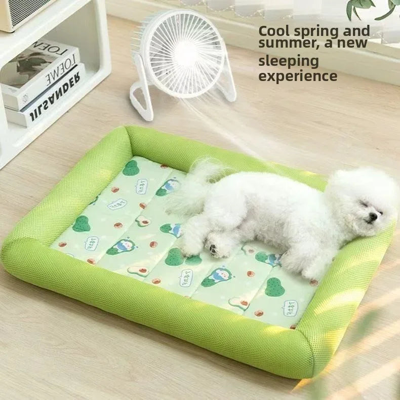 Cooling Dog Bed – Summer Mat for Small & Medium Pets – Featu