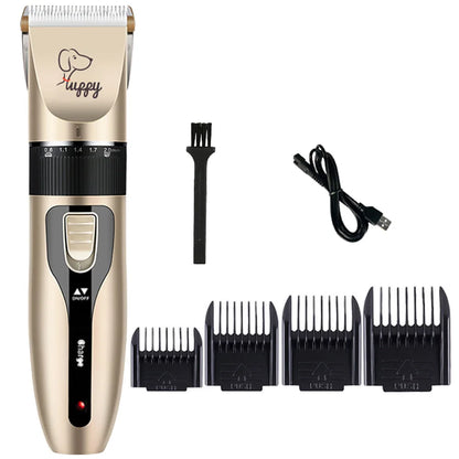 Cordless Pet Hair Clipper for Dogs Cats Rabbits Grooming