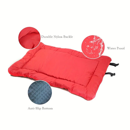🐾 Roll-Up Waterproof Dog Bed | Travel Mat for Camping, Cars & Home 🐾