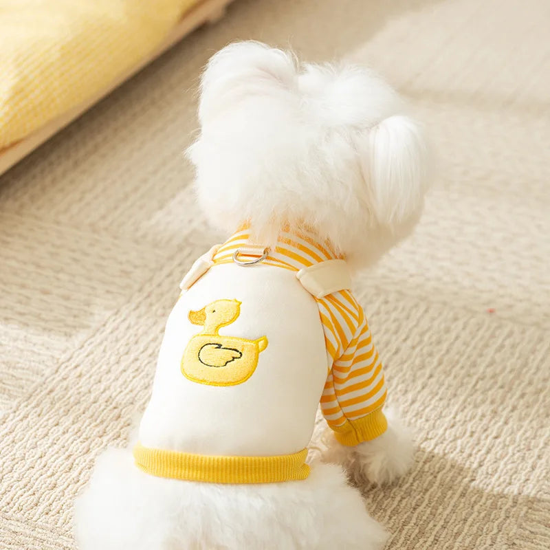 🐕 Cute Duck Hoodie for Small Dogs & Cats – Soft, Stylish & Comfy!