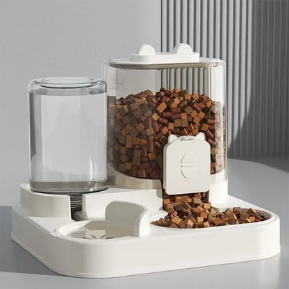 Auto Feeder & Water Bowl – Large Pet Food Dispenser ️