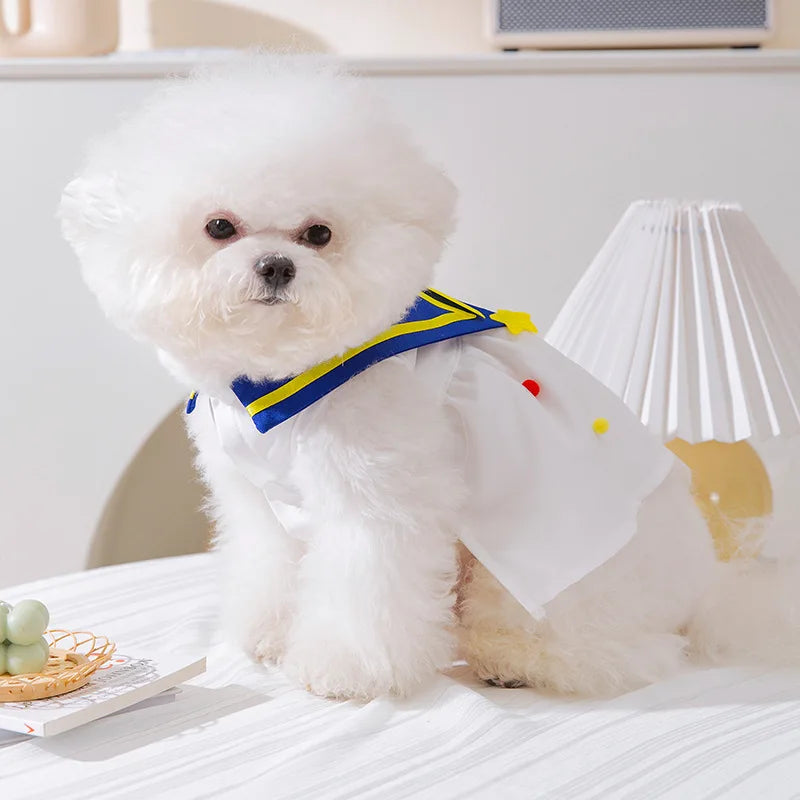 🌞 Sunflower Summer Dog Dress 🌻 Cute Mesh Princess Skirt for Small Dogs & Cats