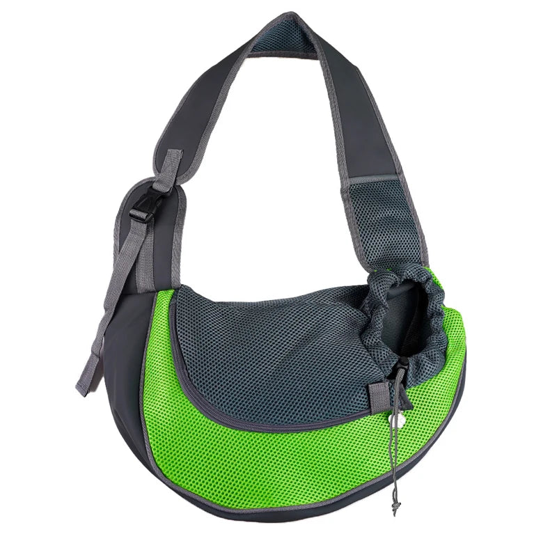 Pet Carrier Sling Bag Crossbody Mesh Travel Backpack