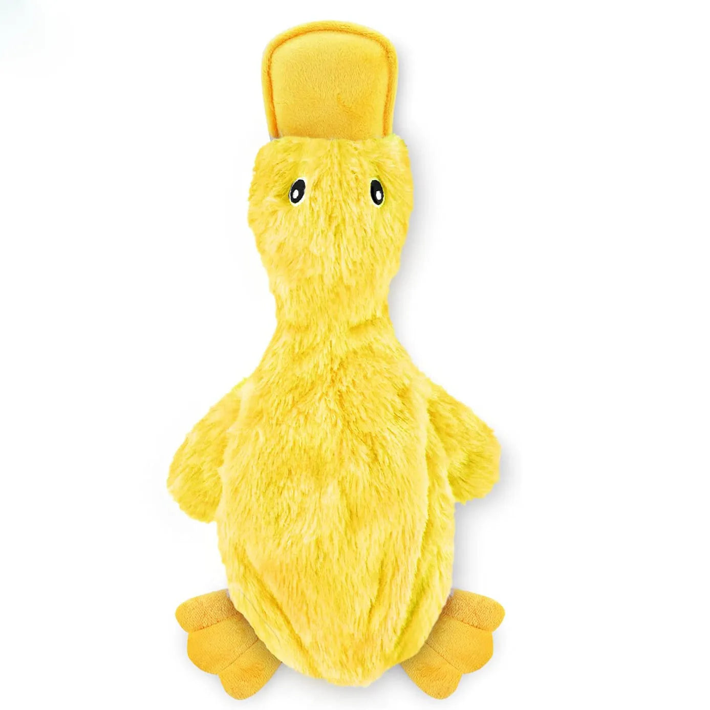 Plush Duck Dog Toy  🧸 Squeaky No-Stuffing Chew Toy for Puppies and Small Dogs