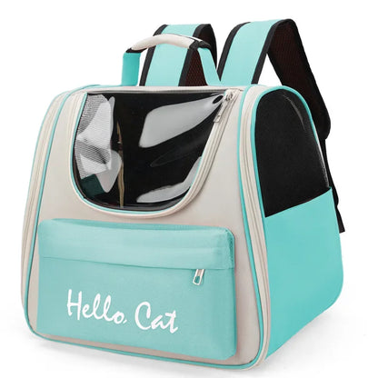 🎒 Cat Carrier Backpack 🌟 Breathable Travel Bag with Transparent Window (0~5.5kg)