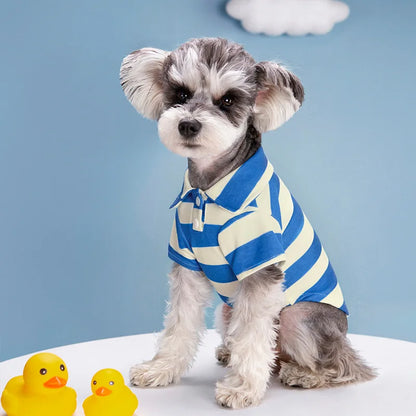 👕 Dog Polo Shirt – Summer Casual Pet Clothes for Small & Large Dogs 🐾