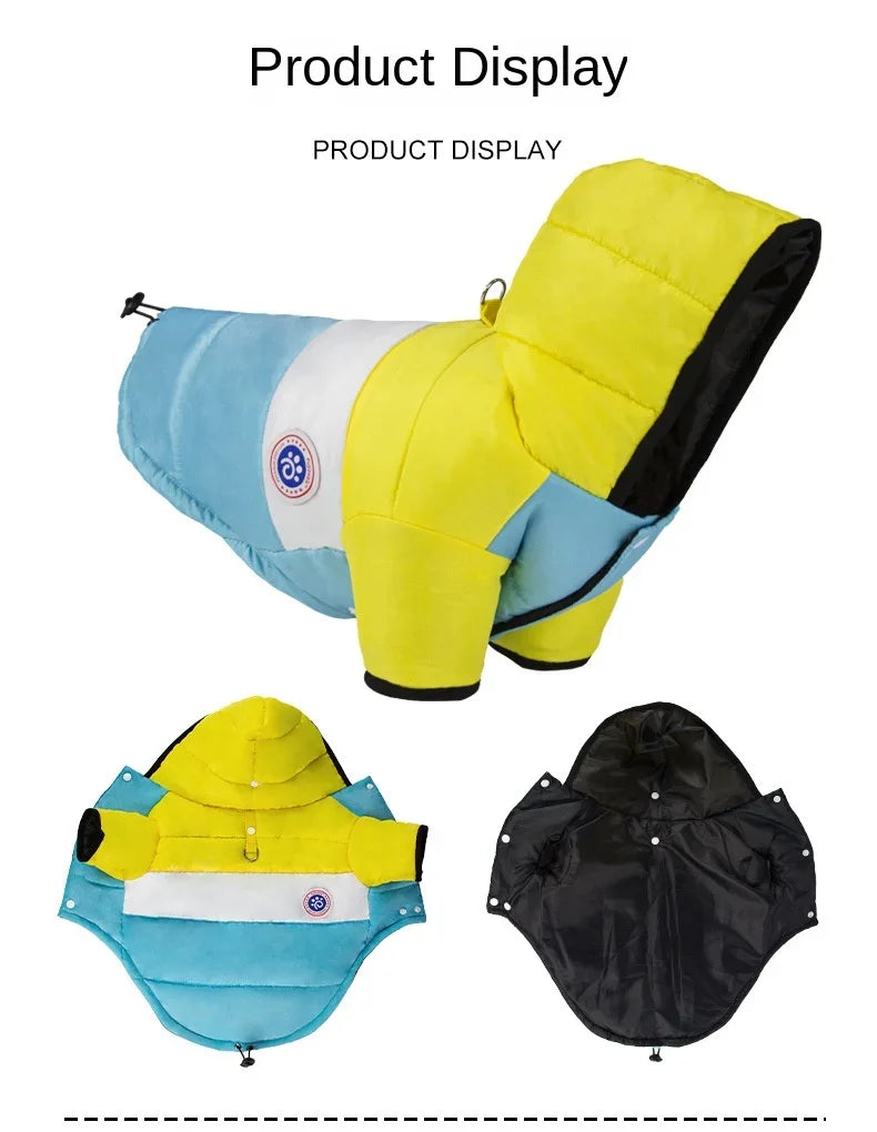 🧥 Dog Winter Jacket 🐶 Warm Padded Coat for Small & Medium Pets