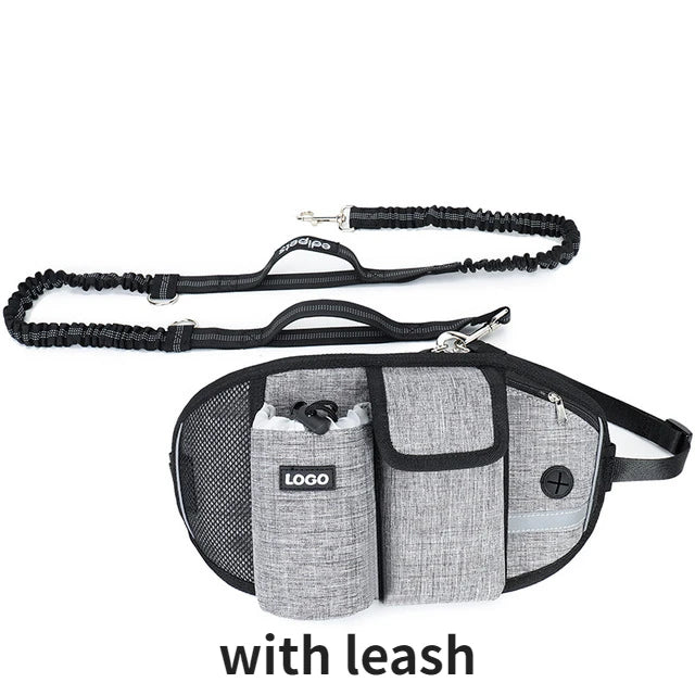 Hands-Free Dog Training Waist Bag – Leash & Storage Pockets