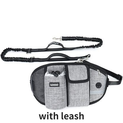 Hands-Free Dog Training Waist Bag – Leash & Storage Pockets