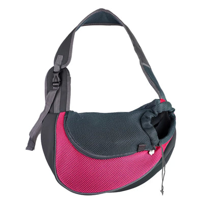 Pet Carrier Sling Bag Crossbody Mesh Travel Backpack