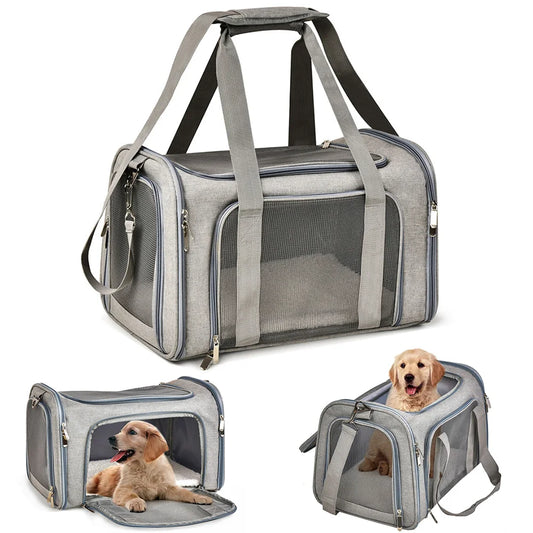 ✈️ Soft-Sided Dog Carrier Bag | Airline-Approved Travel for Small Pets 🐾
