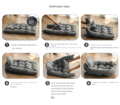 Foldable Pet Nest Bed 🐶 Cozy & Stylish Sofa Mat for Cats & Dogs 🐾