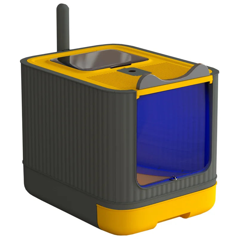 🐱 UV Cat Litter Box – Enclosed, Deodorising & Modern ✨