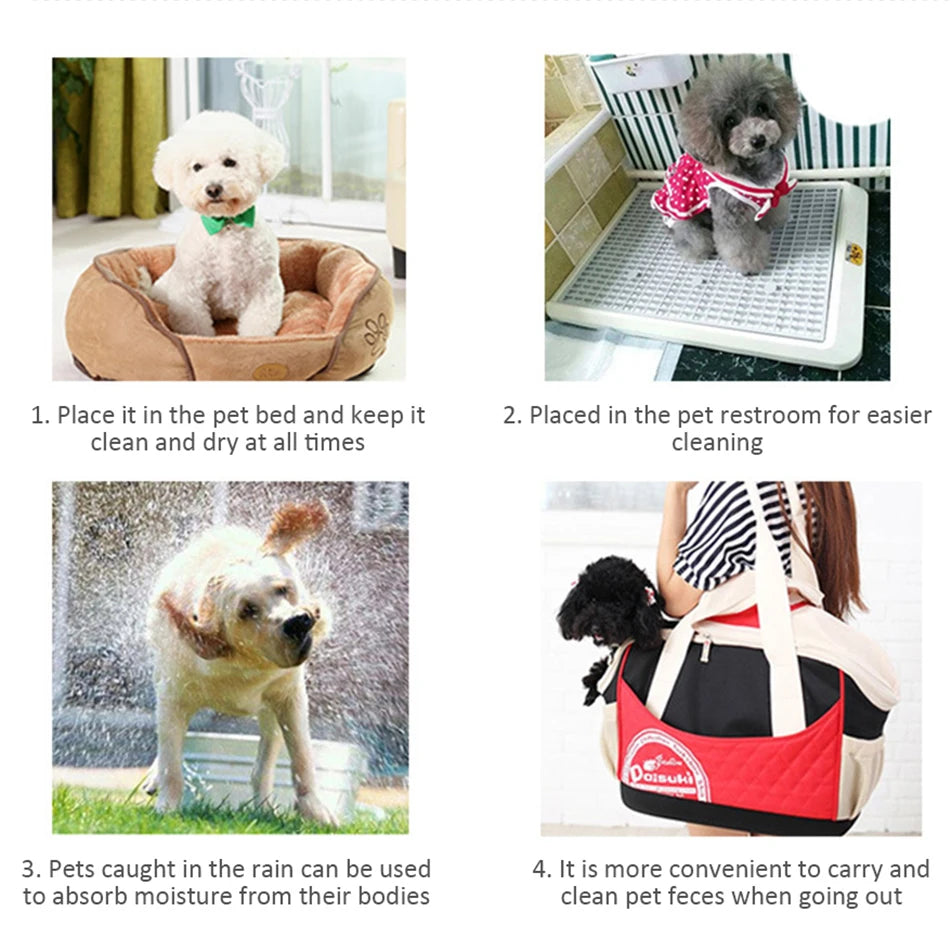 🐾 Disposable Puppy Pads | Super Absorbent Dog Diapers – 100/50/40/20PCS 🐾