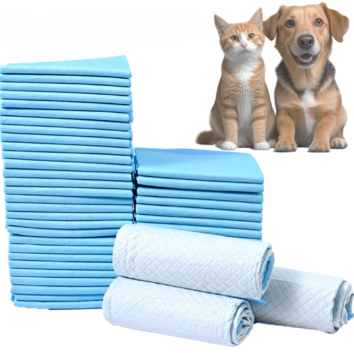 🐾 Disposable Puppy Pads | Super Absorbent Dog Diapers – 100/50/40/20PCS 🐾